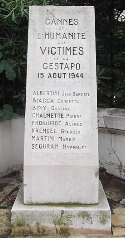 Monument Executies 15 Augustus 1944