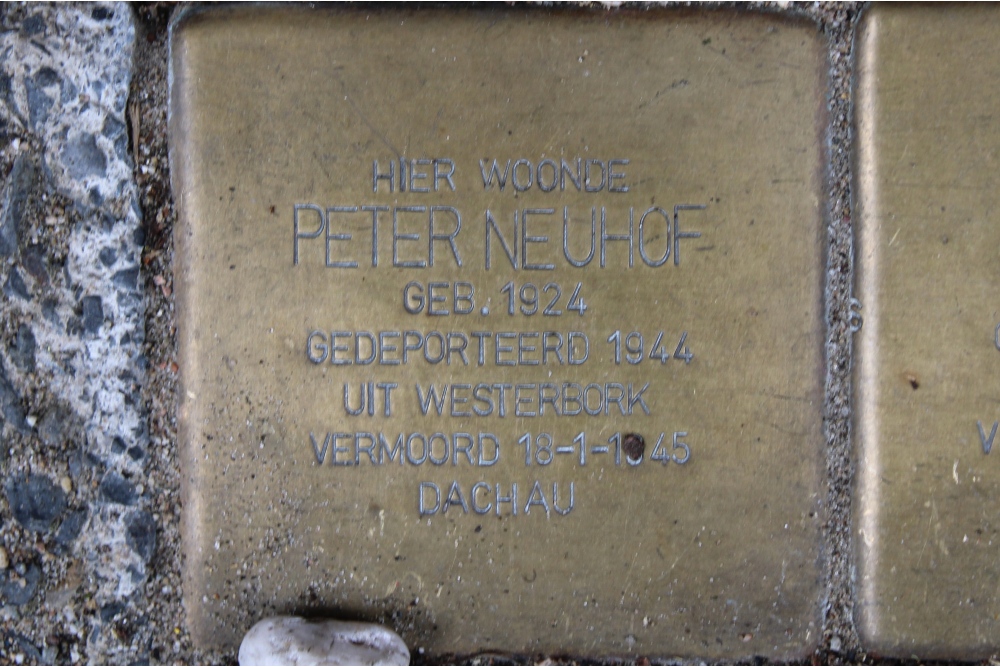 Stolpersteine Van de Wervestraat 4 #3