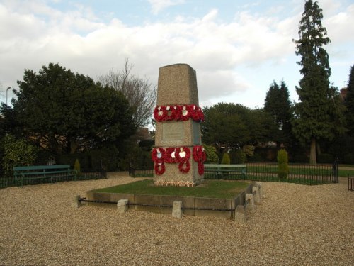 War Memorial Desborough