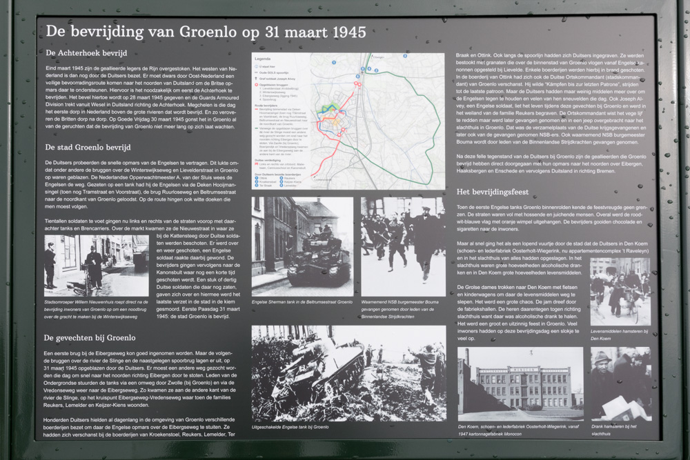 Information Sign Liberation of Groenlo