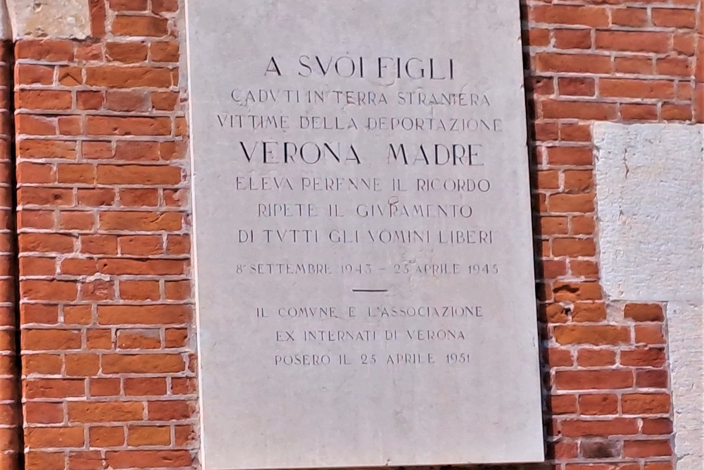Gedenkteken Gesneuvelden en Gedeporteerden Verona #3