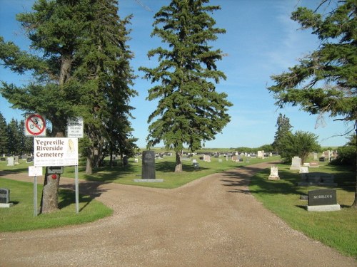 Oorlogsgraf van het Gemenebest Vegreville Riverside Cemetery