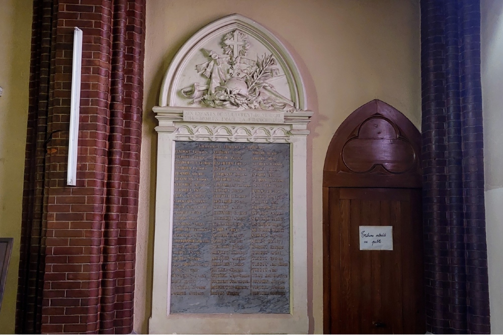 Oorlogsmonument glise Cit Saint-Laurent de Veauche #2