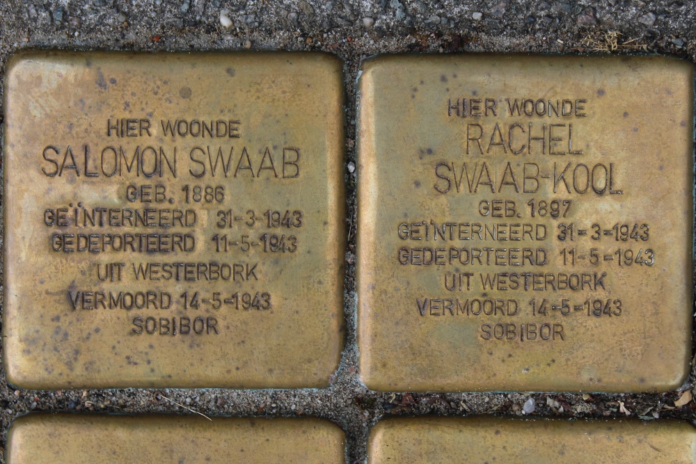 Stolpersteine Topaasstraat 2 #2