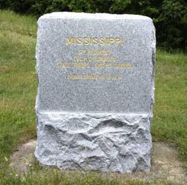 5th Mississippi Infantry State Troops (Confederates) Monument