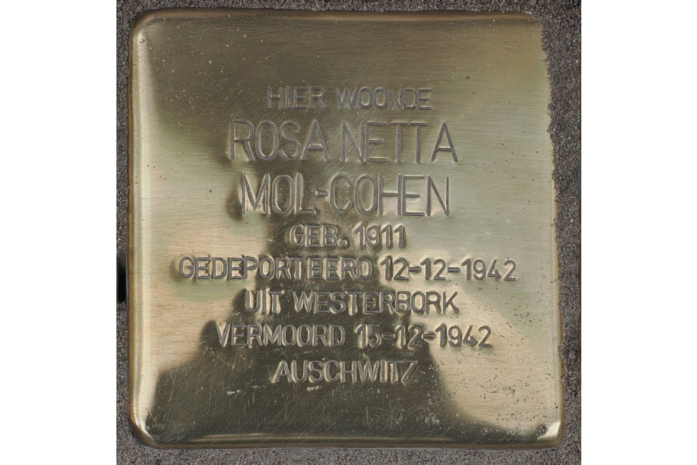 Stolpersteine Hofstraat 12 (destijds Hofstraat 7) #3