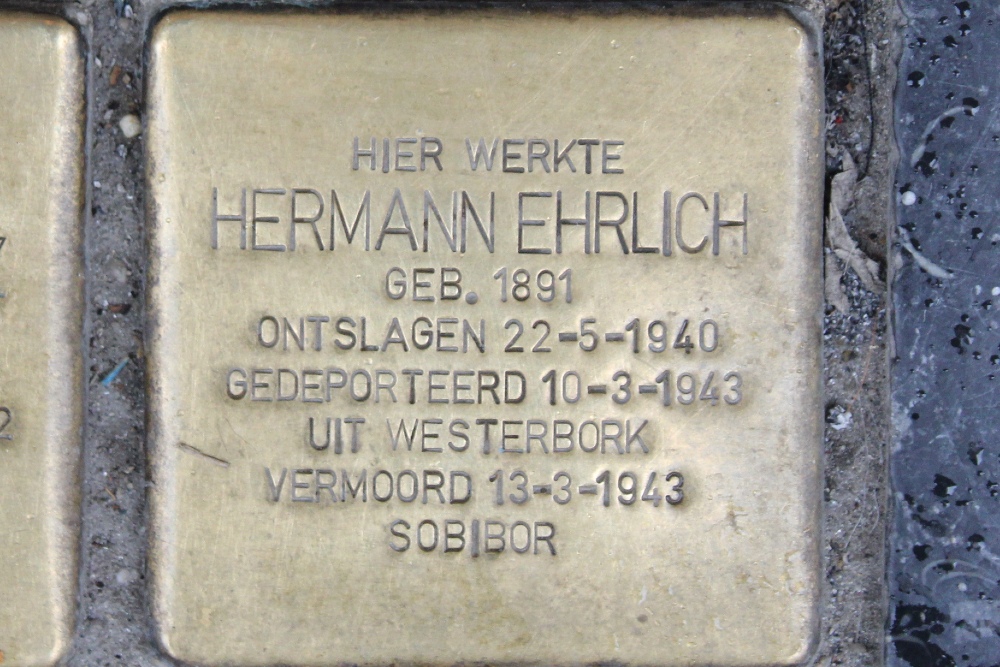 Stolpersteine Reguliersbreestraat 26-34 #4