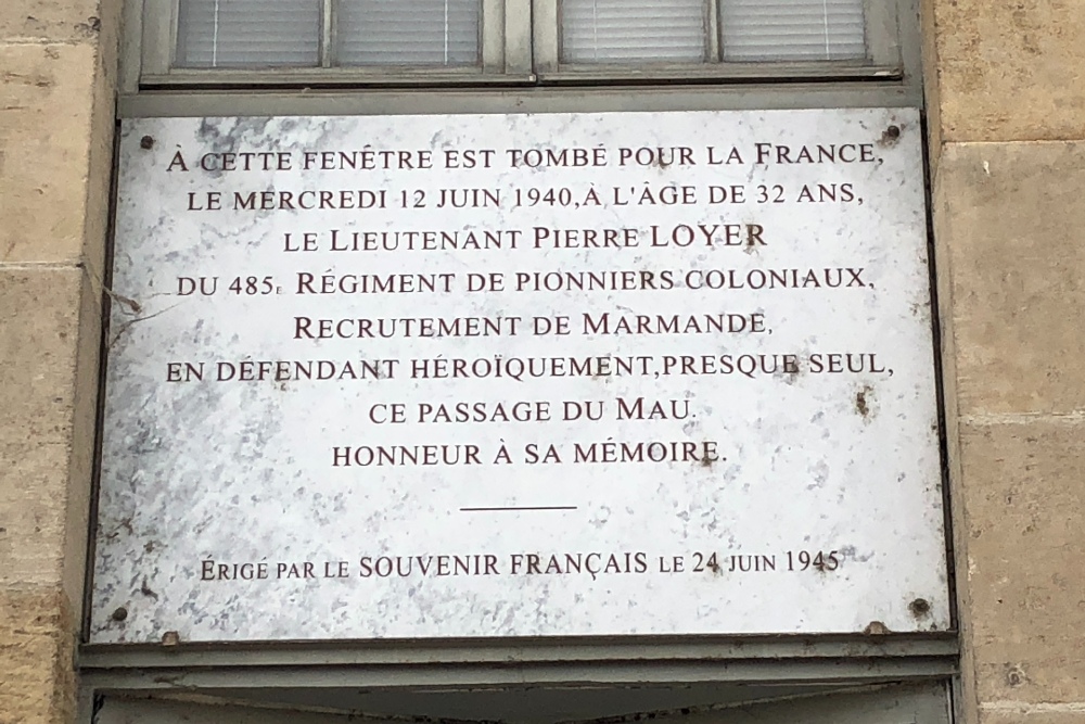 Memorial Lieutenant Pierre Loyer Chlons-en-Champagne