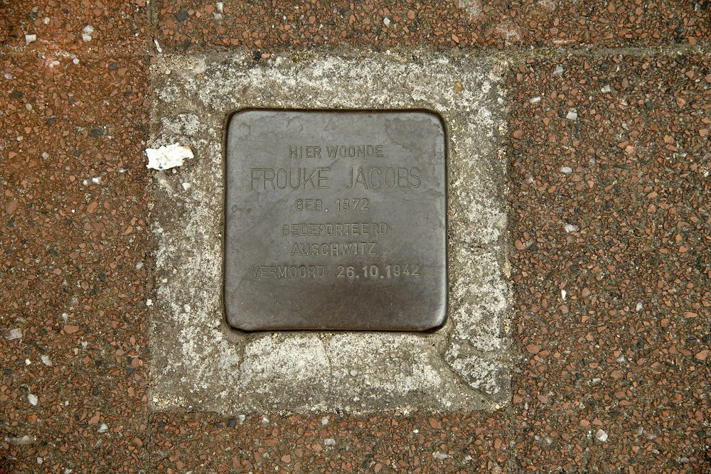 Stumbling Stone De Grint 11 (now Wilhelminastraat 7)
