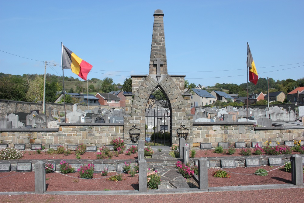 Belgische Oorlogsgraven Sougn-Remouchamps