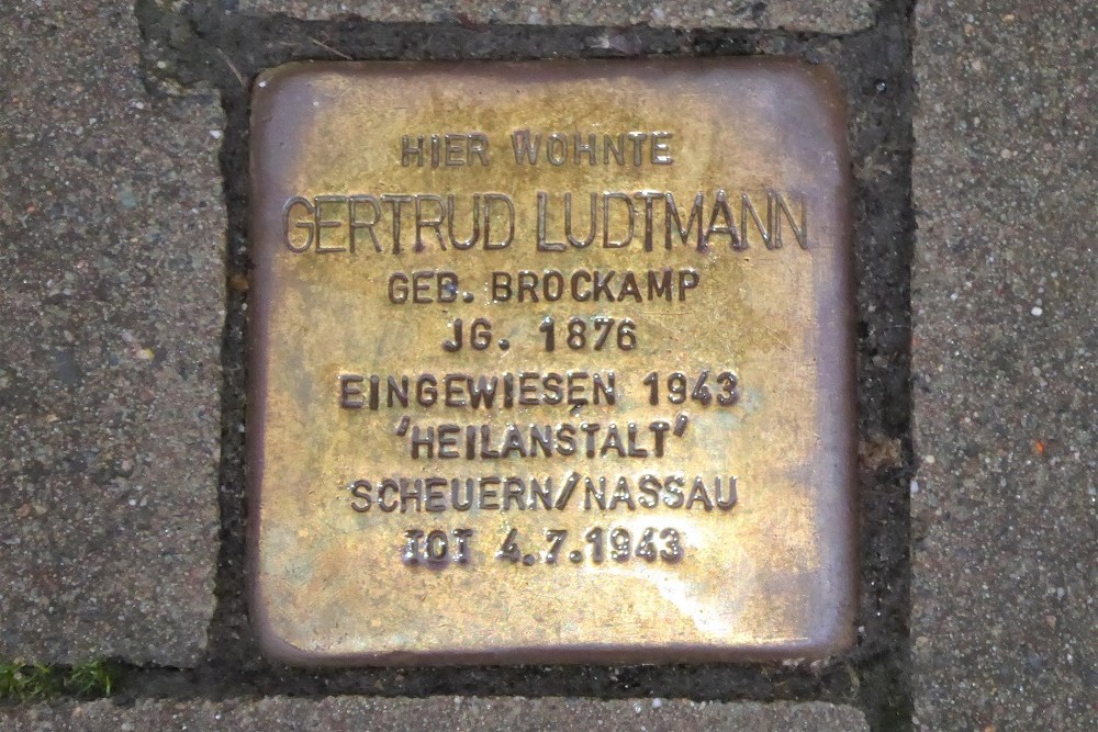 Stolperstein Korduanenstrae 28 #2