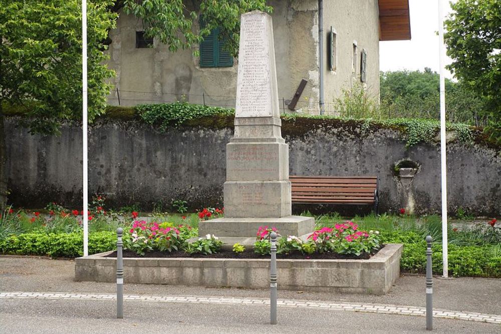 War Memorial Chambry-le-Vieux