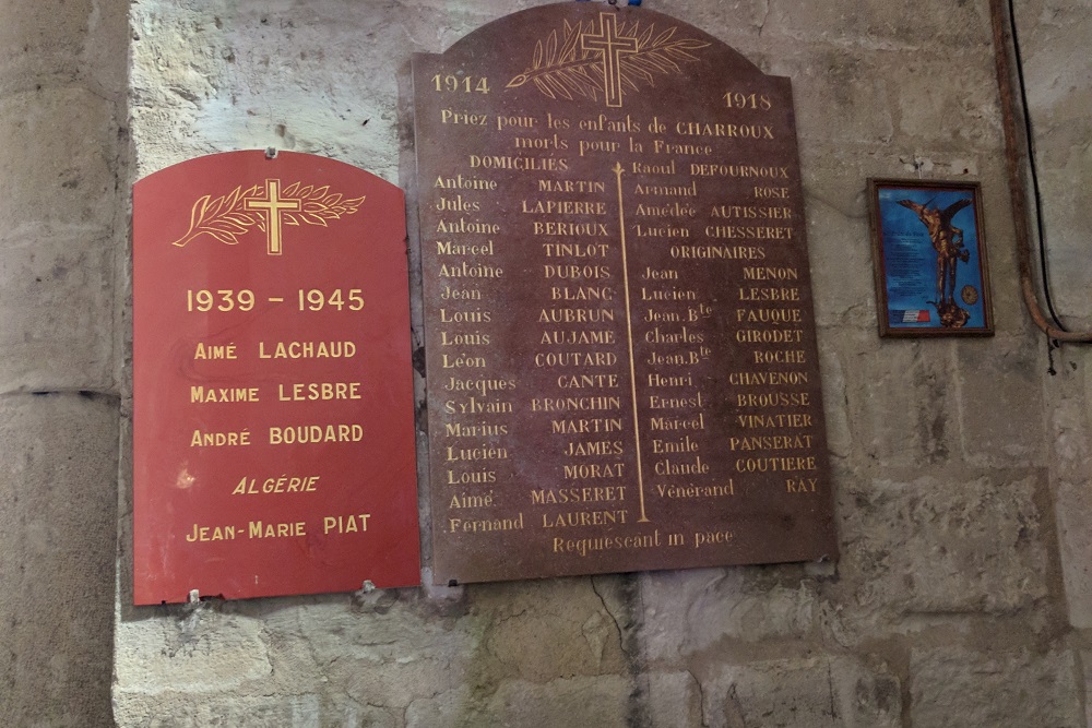 War Memorial Charroux Church #2