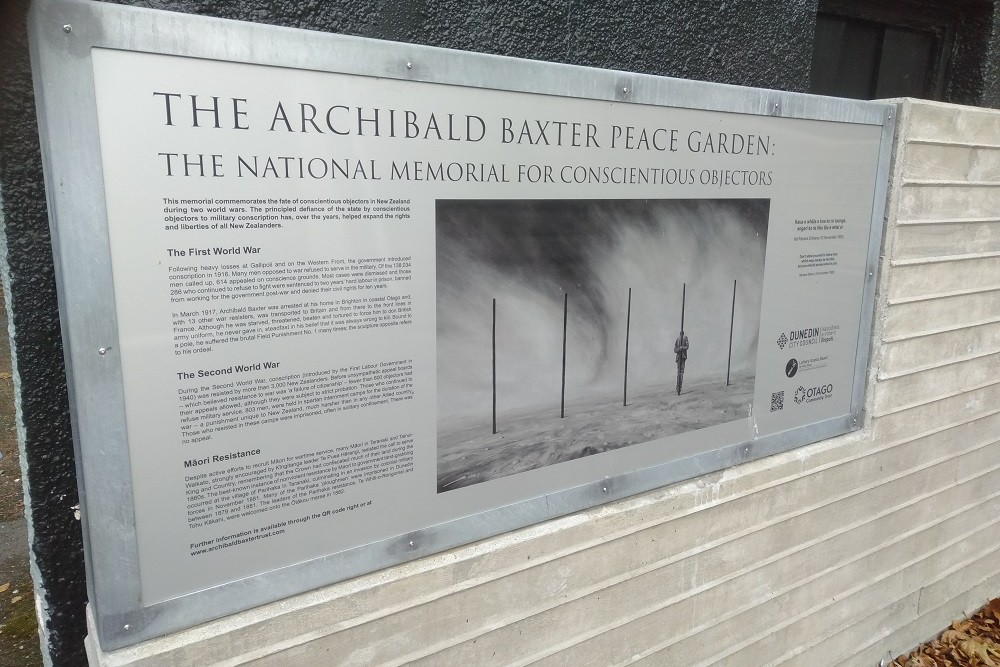 Archibald Baxter Peace Garden