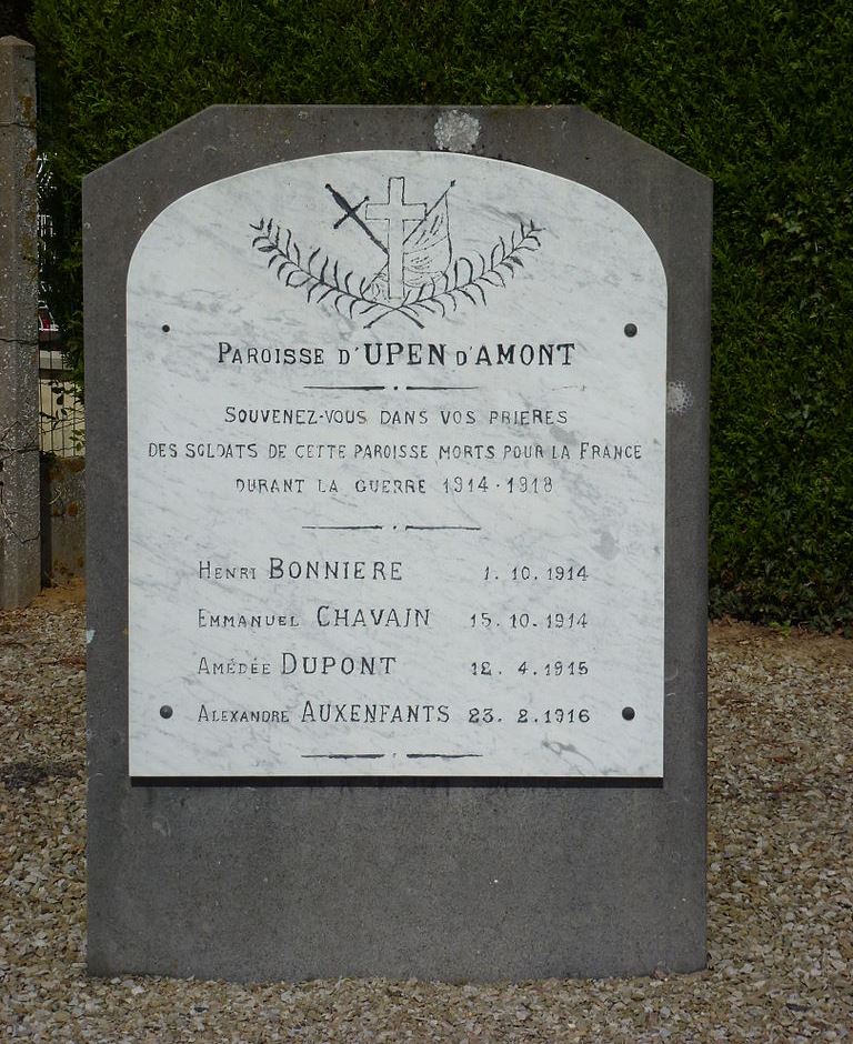 War Memorial Upen d'Amont