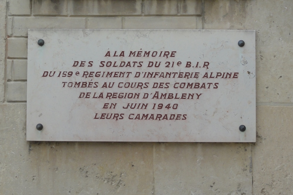 Memorials Chasseurs du 21e B.I.R. 7e Demi-Brigade / 21e B.I.R. du 159e Rgiment d'Infanterie Alpine #2