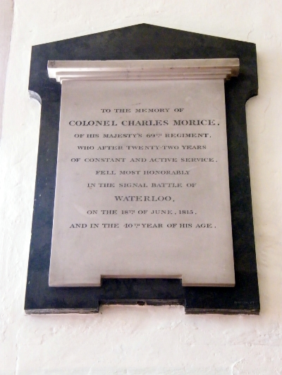 Memorial Col. Charles Morice