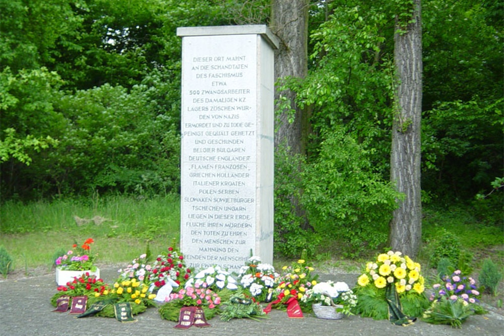 Monument Omgekomen Dwangarbeiders Zschen