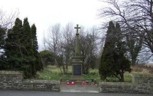 War Memorial Chevington and Broomhill