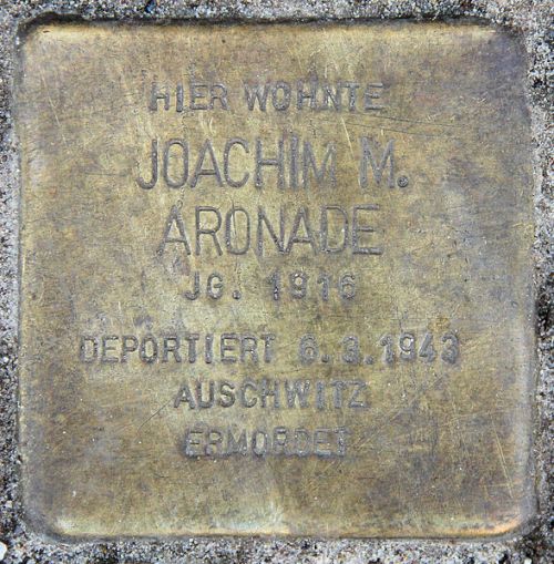 Stolpersteine Goethestrae 69 #3