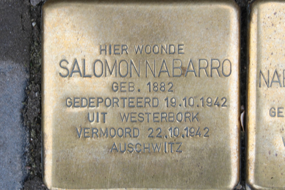 Stolpersteine Juliana van Stolberglaan 293 #2