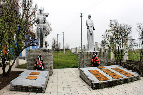 Mass Grave Soviet Soldiers & War Memorial Dobropillya