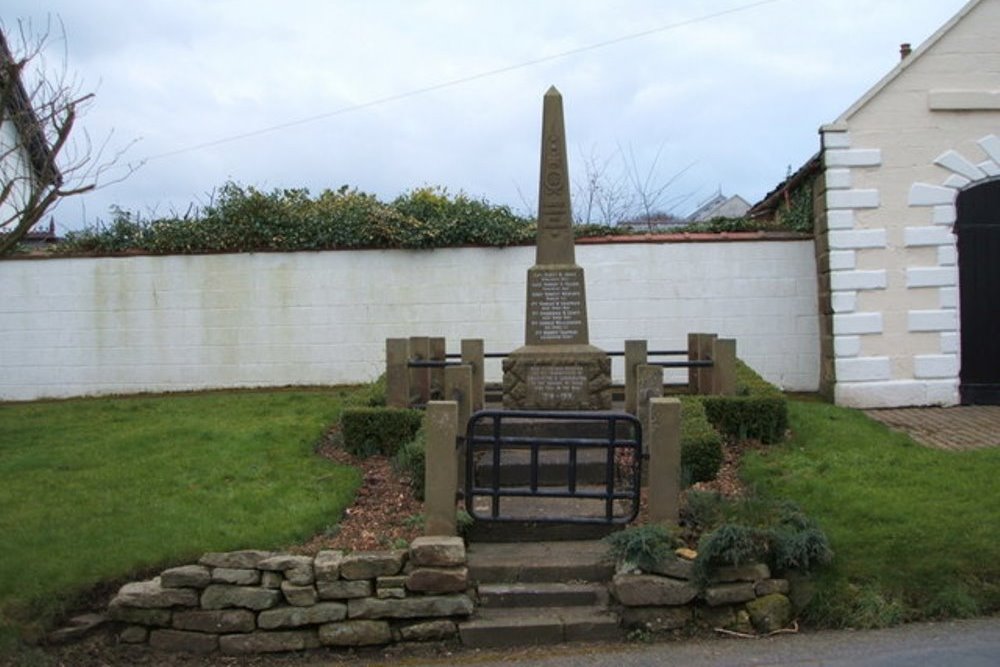 War Memorial Gristhorpe and Lebberton