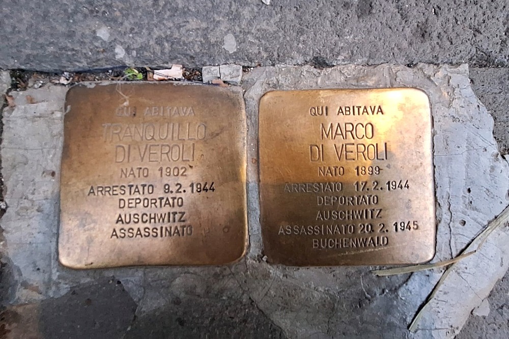 Stolpersteine Largo Arenula 26 #1