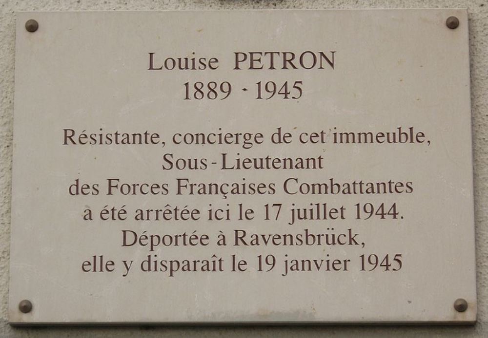Gedenkteken Louise Petron