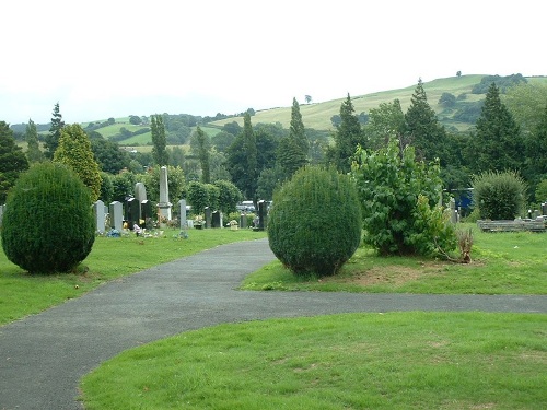 Commonwealth War Graves Newtown and Llanllwchaiarn Cemetery