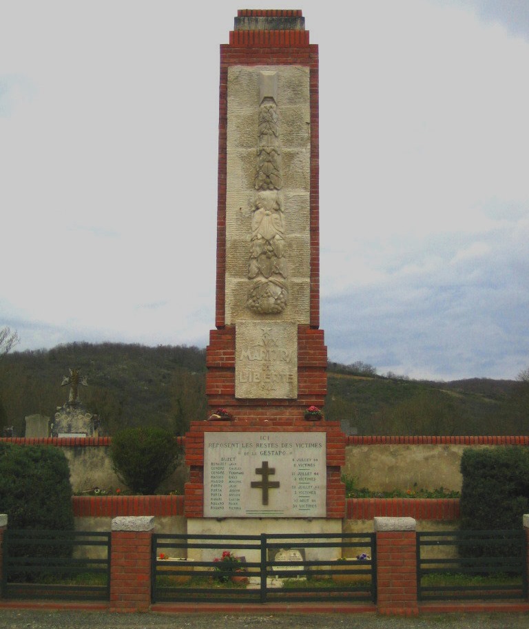 Memorial Killed Resistance Fighters Buzet-sur-Tarn