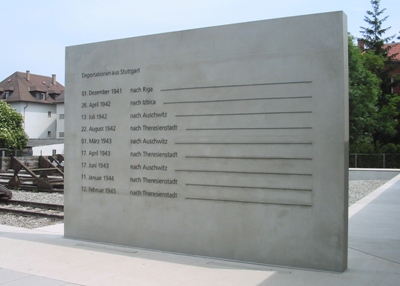 Memorial Deportation of  Stuttgart Jews