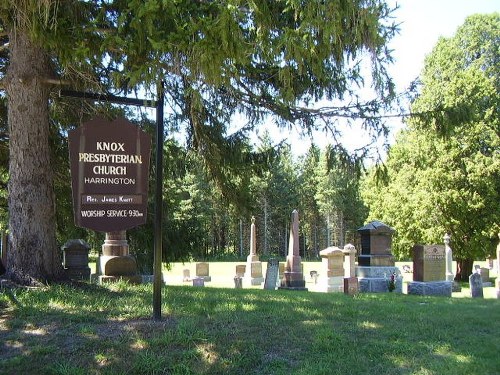 Commonwealth War Grave Knox Presbyterian Church Cemetery