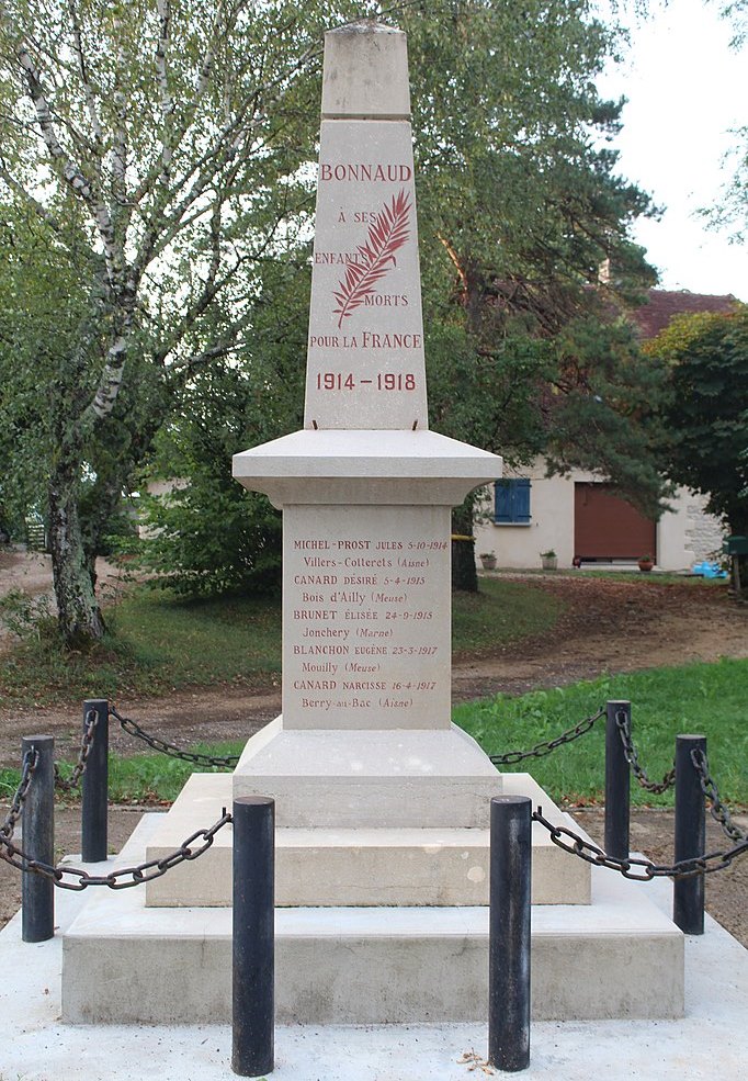 Monument Eerste Wereldoorlog Bonnaud