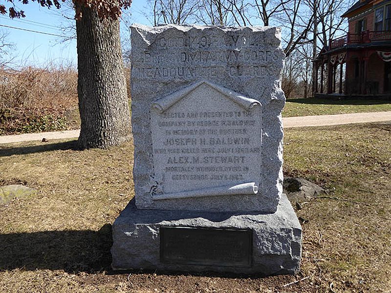 149th Pennsylvania Infantry - Company D Monument