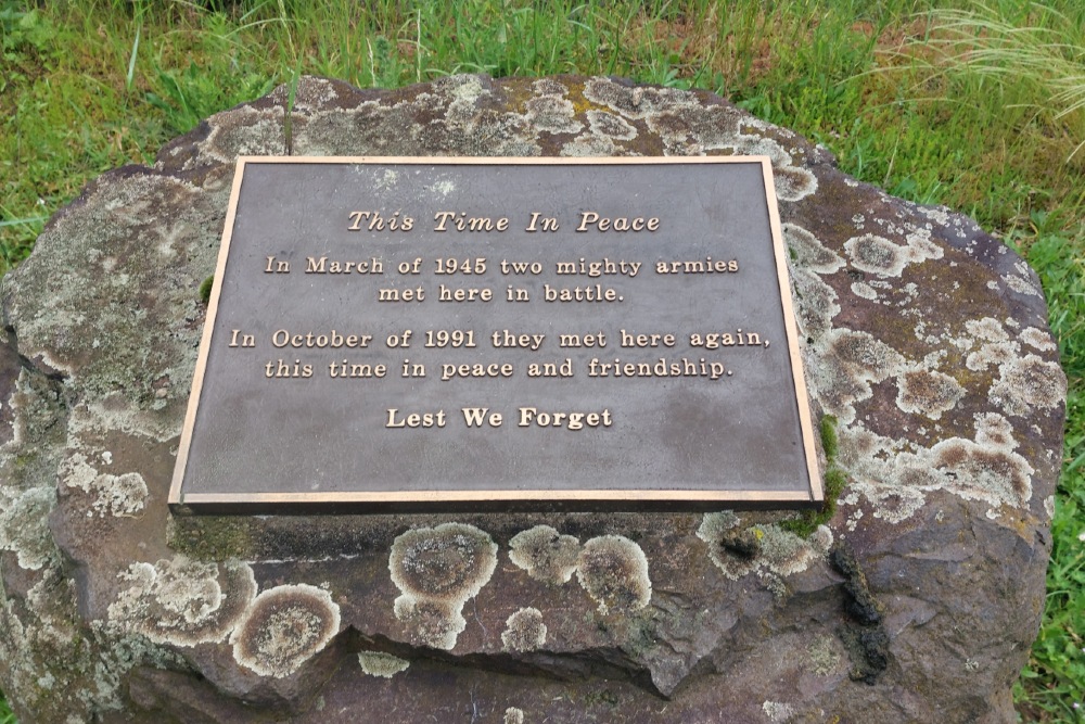 Plaque This Time in Peace - Lest we Forget