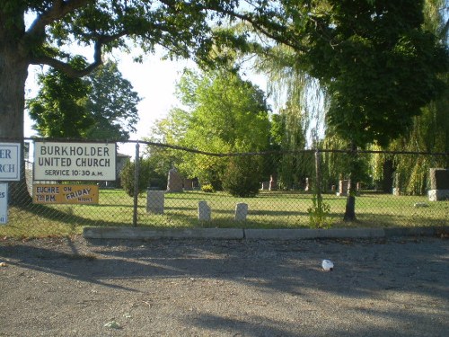 Commonwealth War Grave Burkholder Cemetery