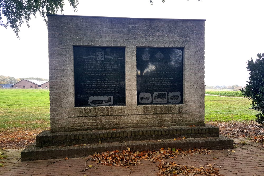 Monument 82nd Airborne Division and the 1st Canadian Army