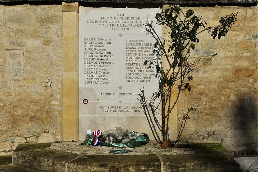 War Memorial Saint-Amand-de-Coly