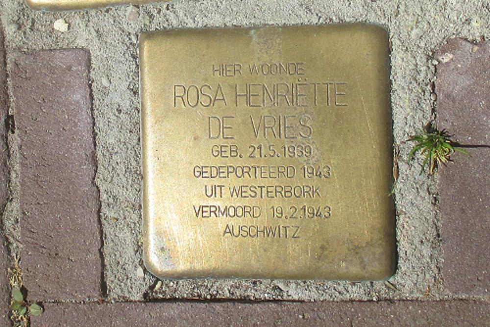 Stolpersteine Kniestraat 13 #4