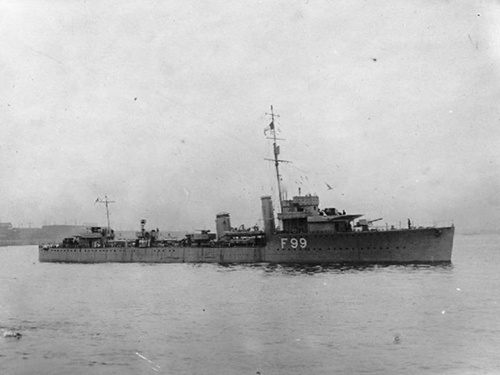 Ship Wreck HMS Valantine (L-69)