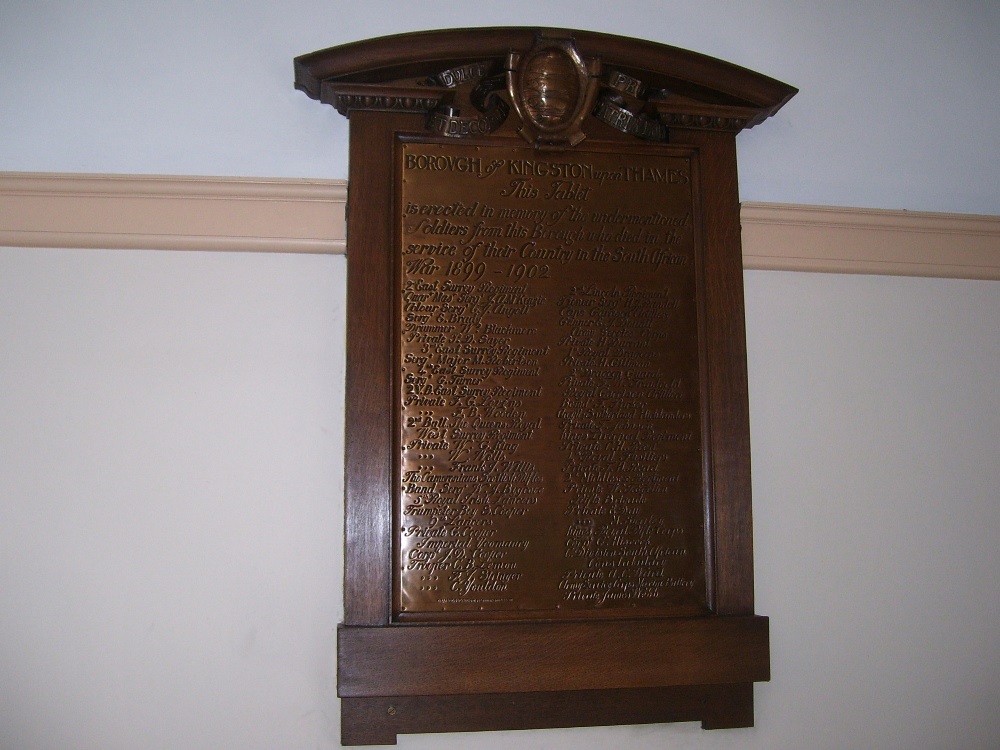 Monument Boerenoorlog Kingston upon Thames Library