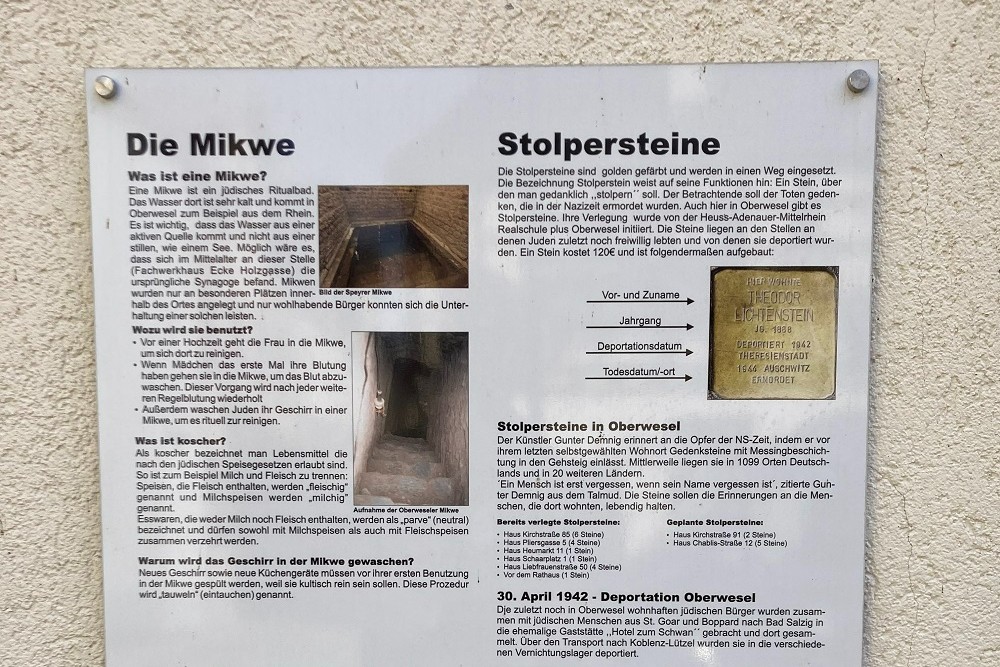 Stolpersteine Kirchstrasse 85 #2