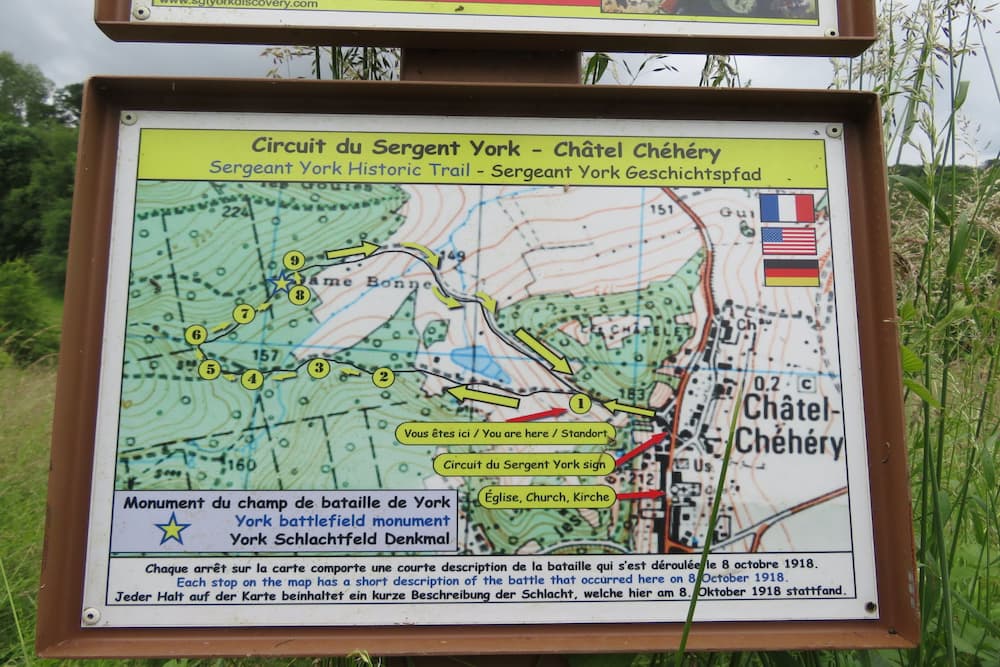 Sergeant York Historical Trail Chatel-Chhry #3