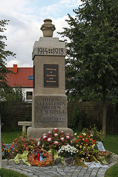 Oorlogsmonument Pppeln