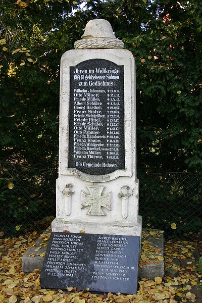 War Memorial Rehsen