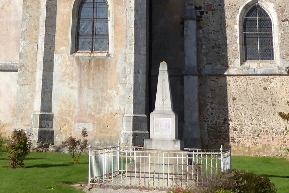 Monument Eerste Wereldoorlog Ermenonville-la-Petite