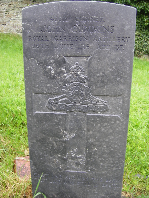 Commonwealth War Grave Blarney Church of Ireland Churchyard