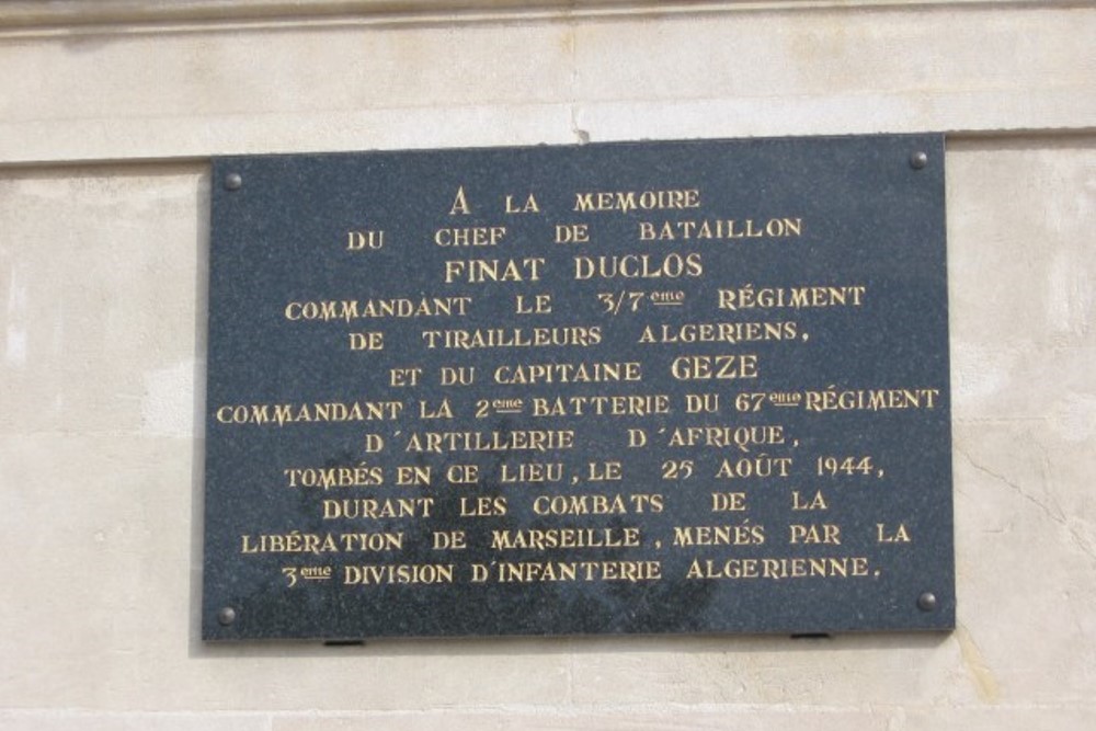 Memorial Victims Liberation Marseille