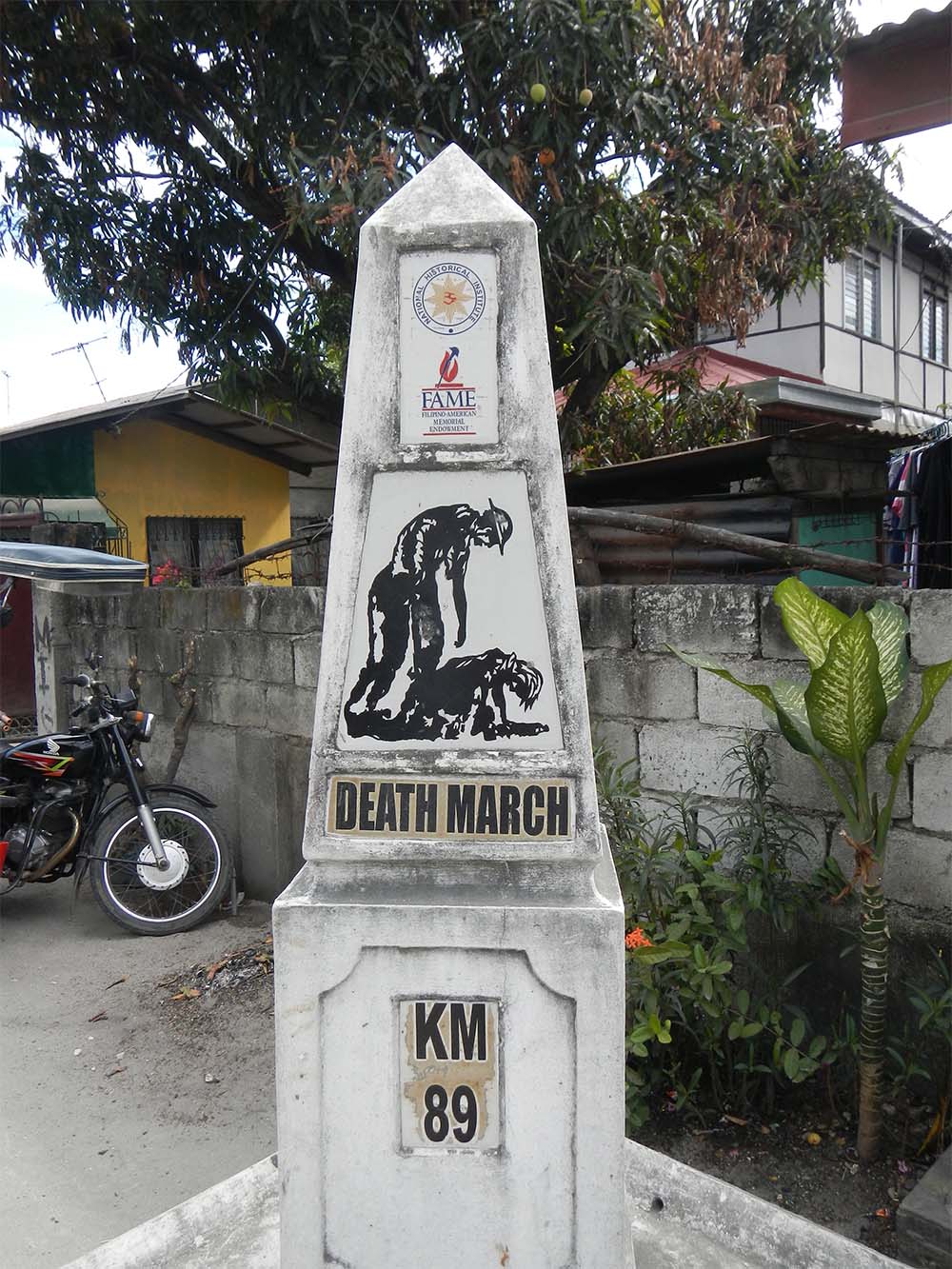 Kilometerpaal Bataan Death March 